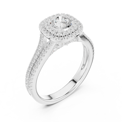 Round Solitaire Lab Grown Diamond Ring