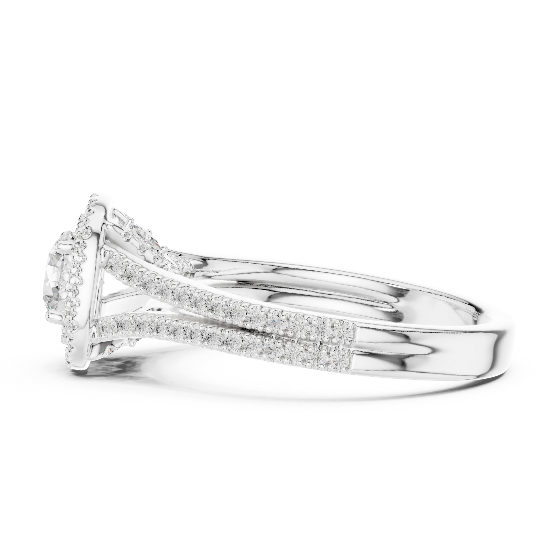 Round Solitaire Lab Grown Diamond Ring