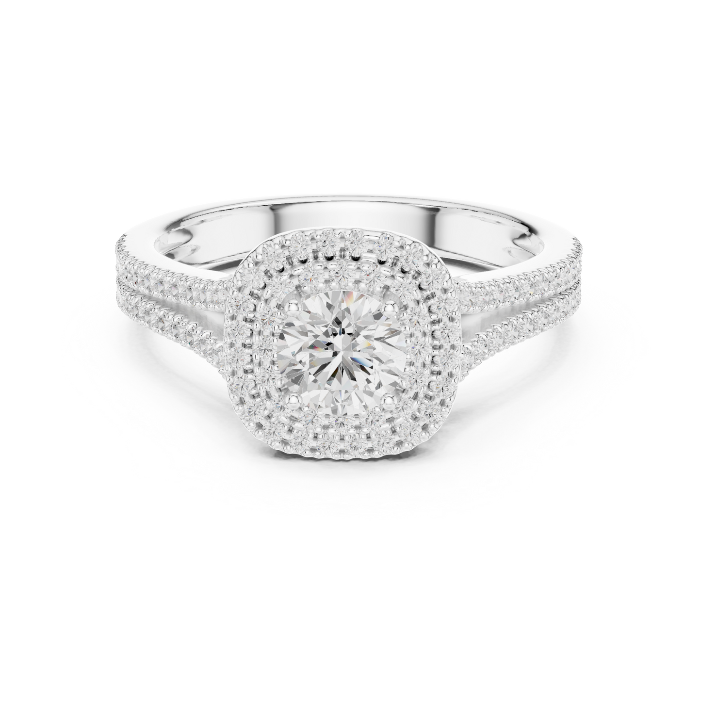 Round Solitaire Lab Grown Diamond Ring