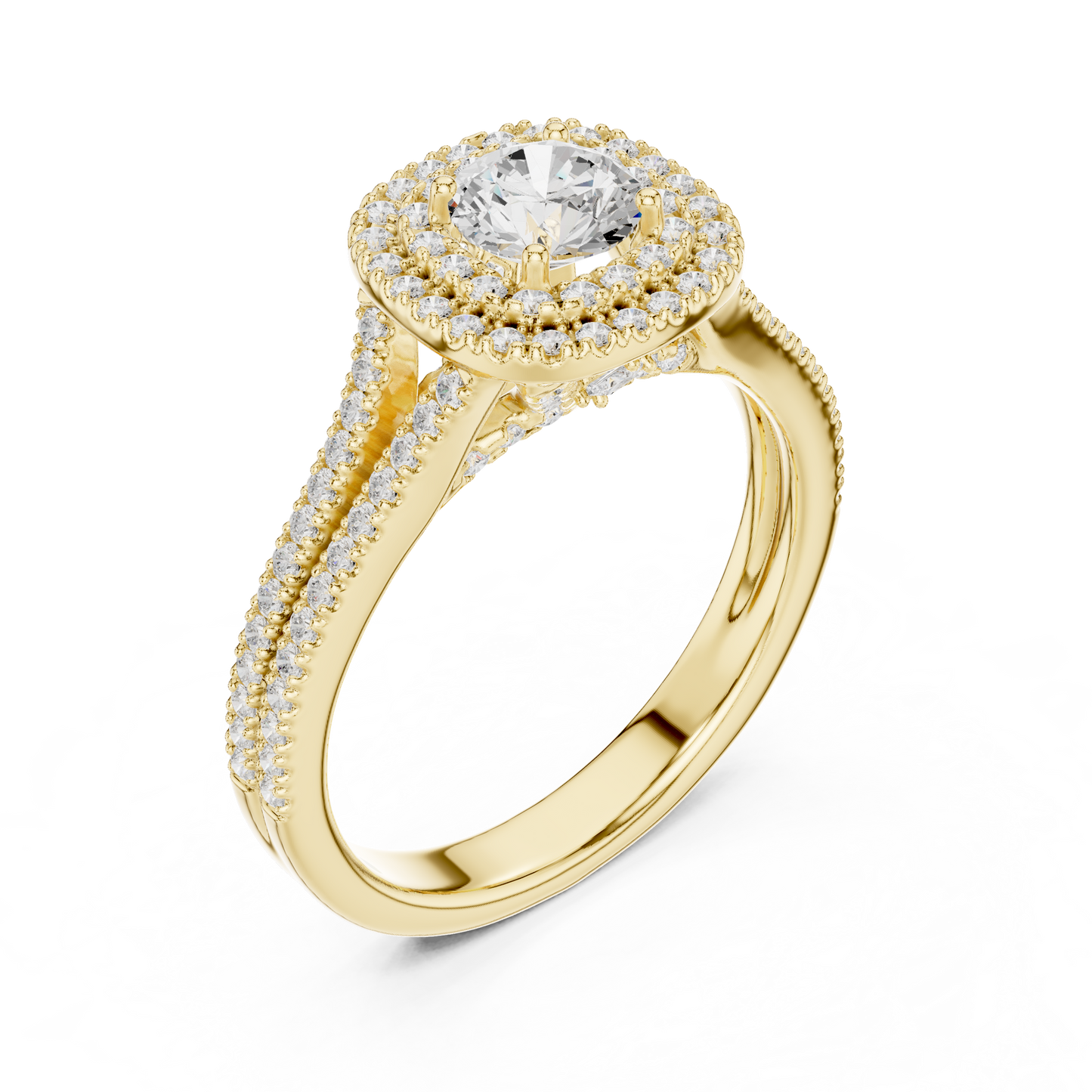 Round Solitaire Lab Grown Diamond Ring
