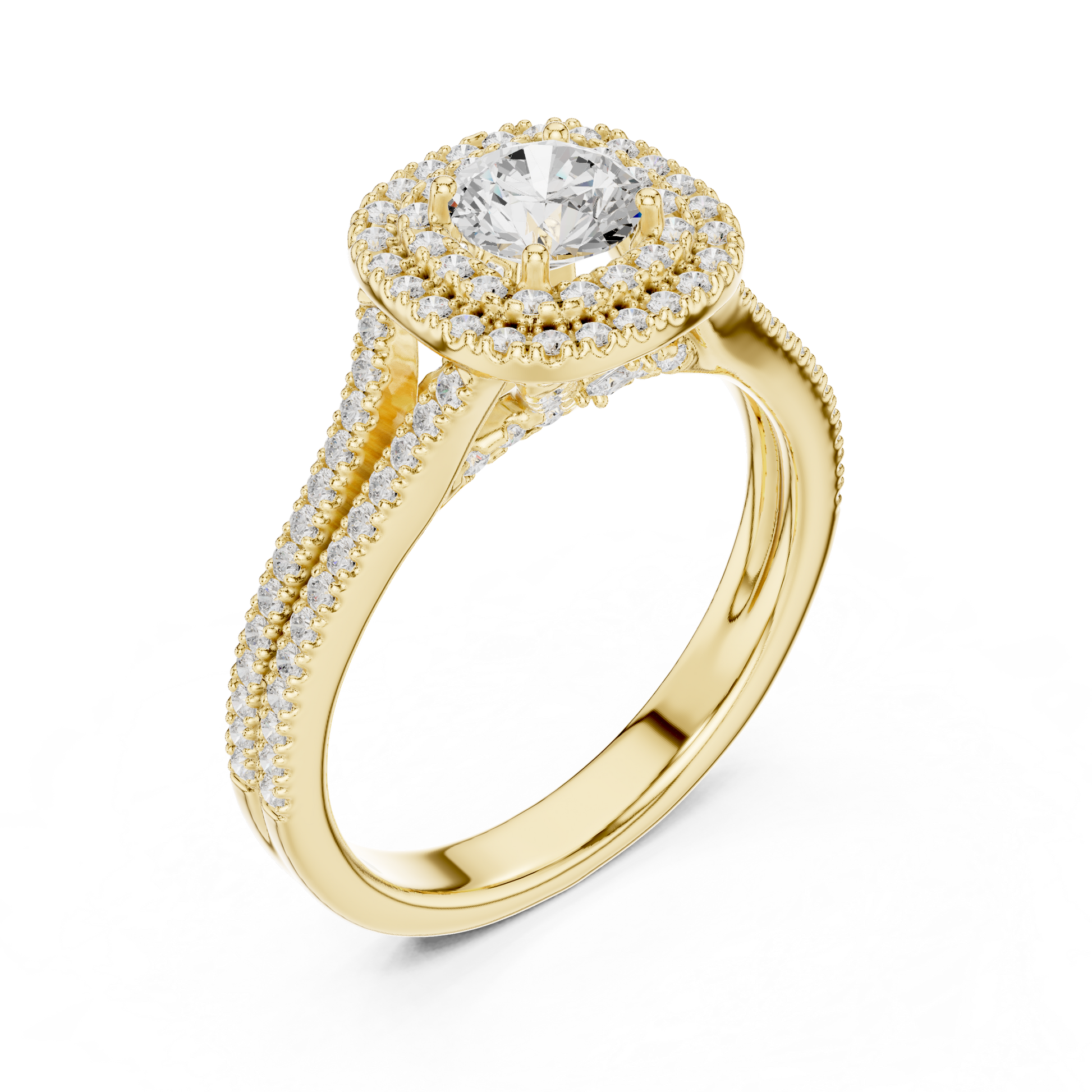 Round Solitaire Lab Grown Diamond Ring
