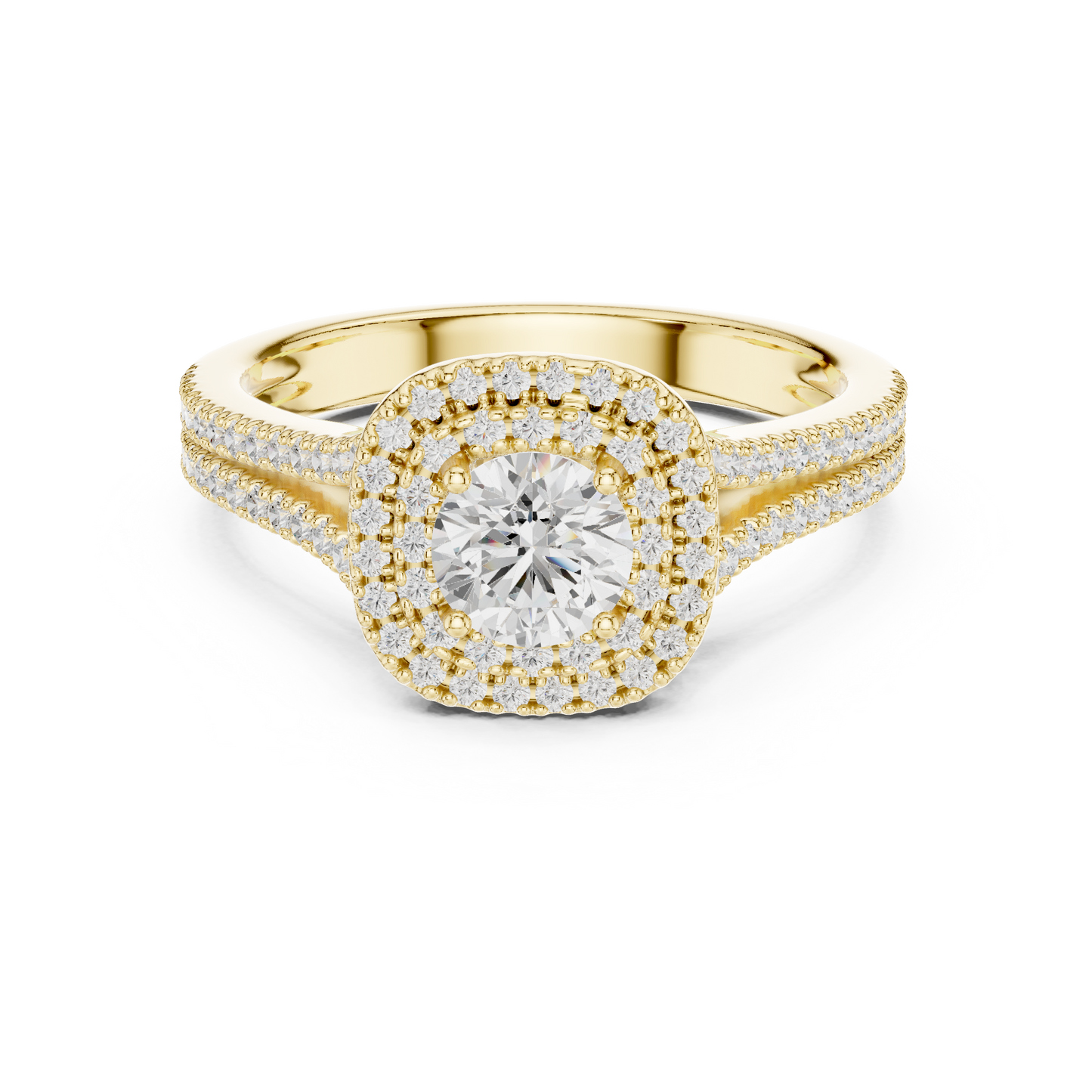 Round Solitaire Lab Grown Diamond Ring