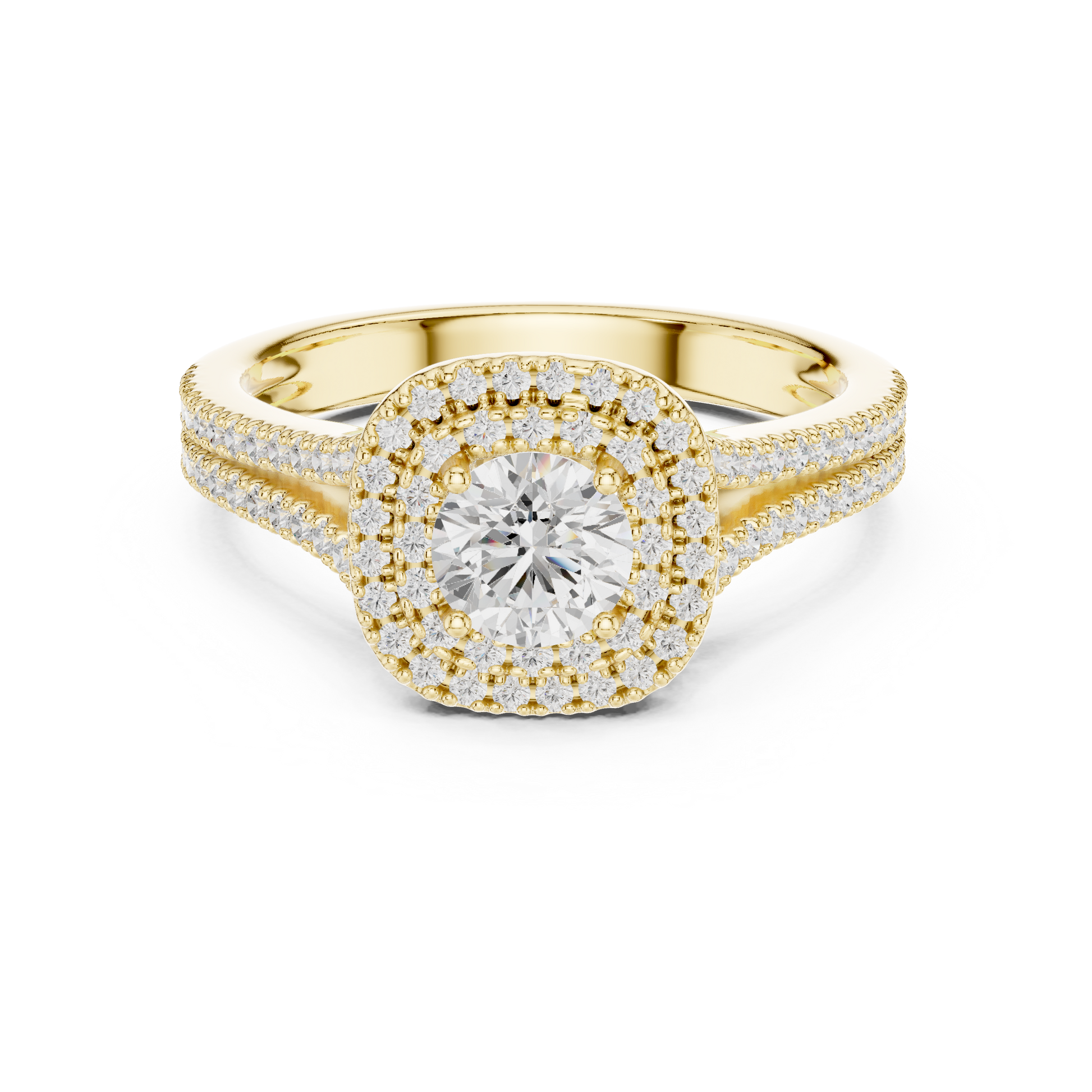 Round Solitaire Lab Grown Diamond Ring