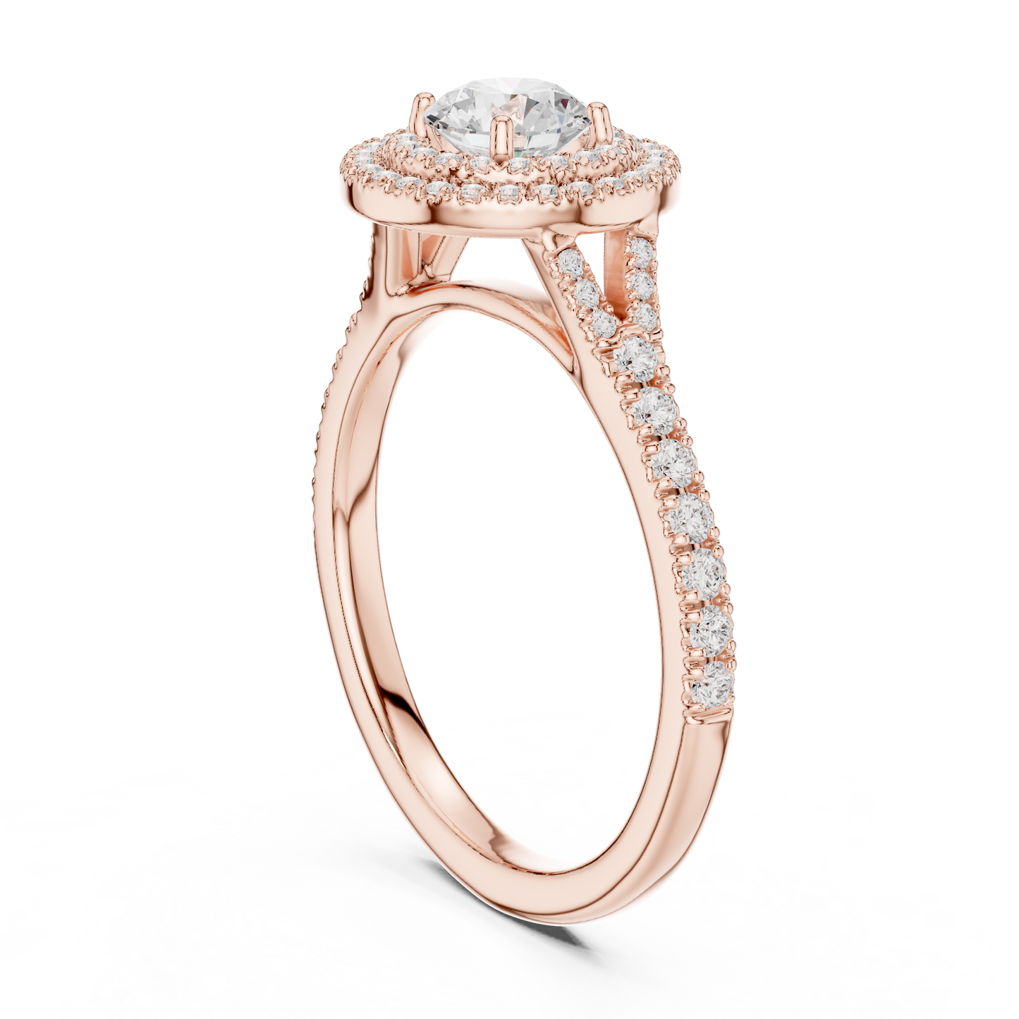 Mixed Shape Lab Grown Diamond Side Stone Ring