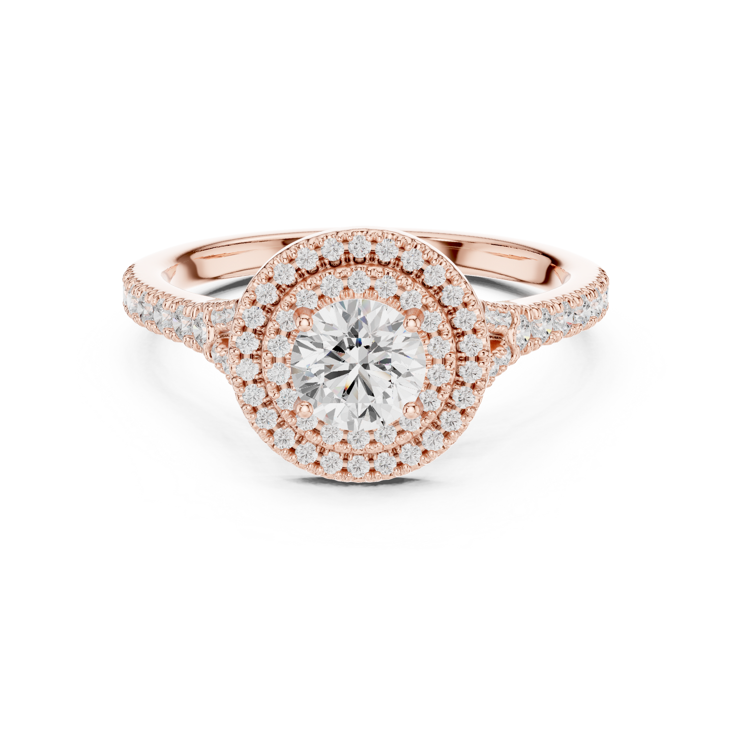 Mixed Shape Lab Grown Diamond Side Stone Ring