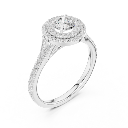 Mixed Shape Lab Grown Diamond Side Stone Ring