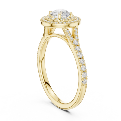 Mixed Shape Lab Grown Diamond Side Stone Ring