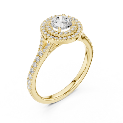 Mixed Shape Lab Grown Diamond Side Stone Ring