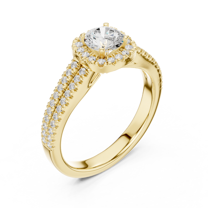 Oval Solitaire Lab Grown Diamond Ring