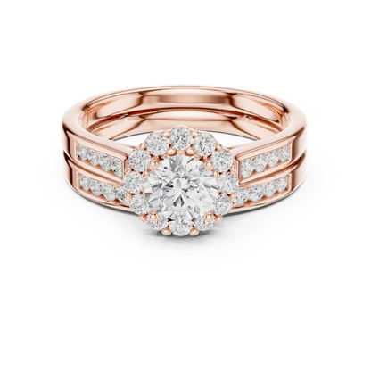 Round Solitaire Lab Grown Diamond Ring