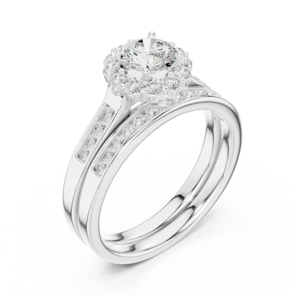 Round Solitaire Lab Grown Diamond Ring