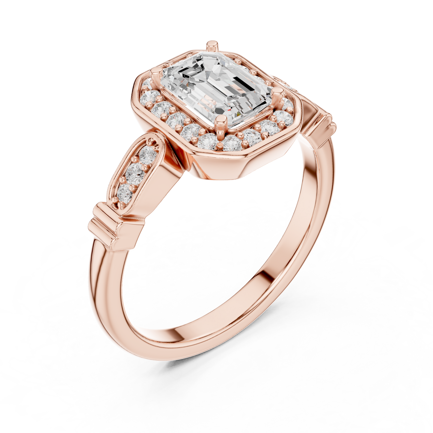 Cushion Solitaire Lab Grown Diamond Ring