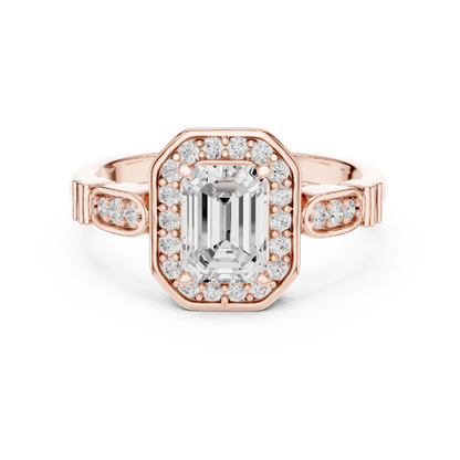 Cushion Solitaire Lab Grown Diamond Ring