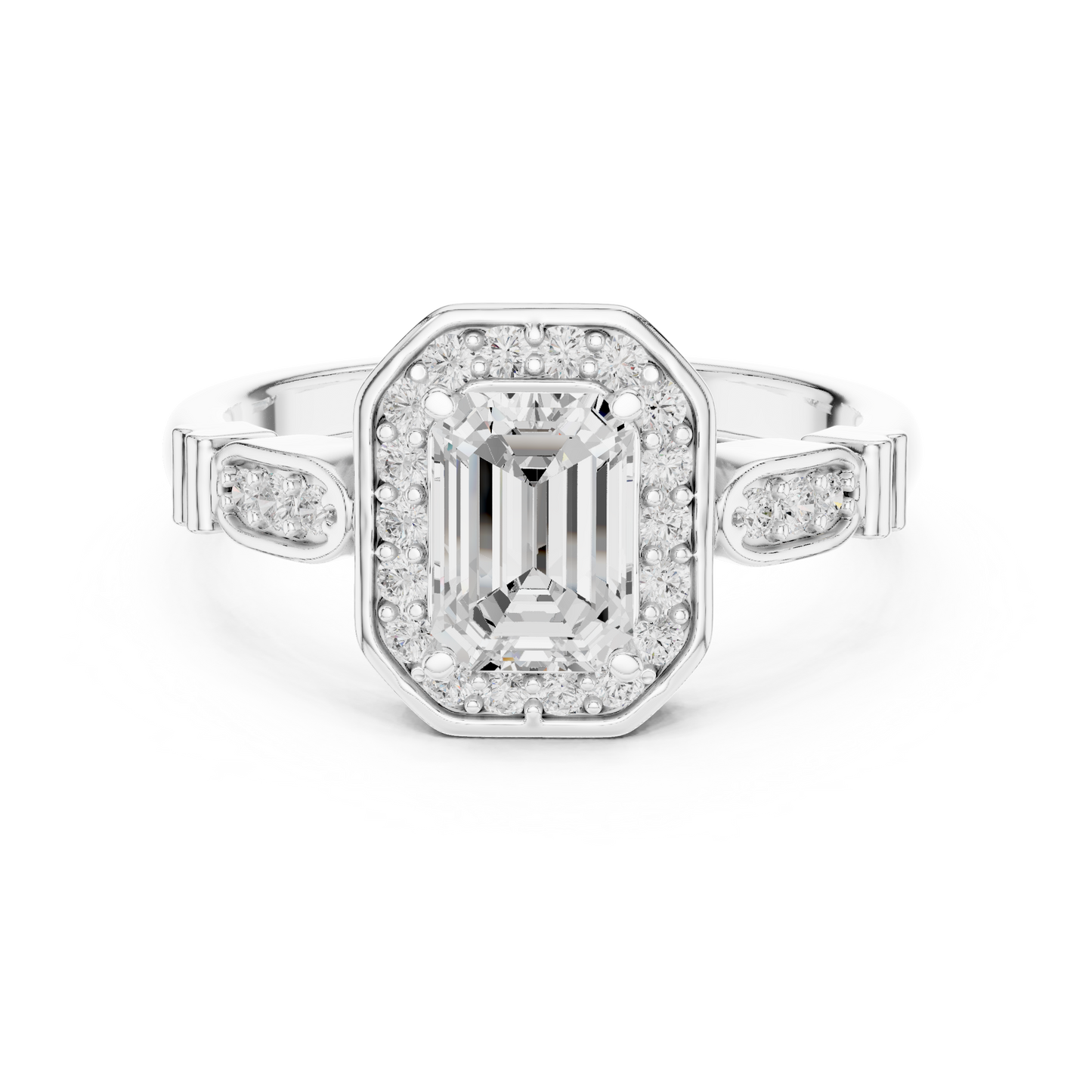 Cushion Solitaire Lab Grown Diamond Ring