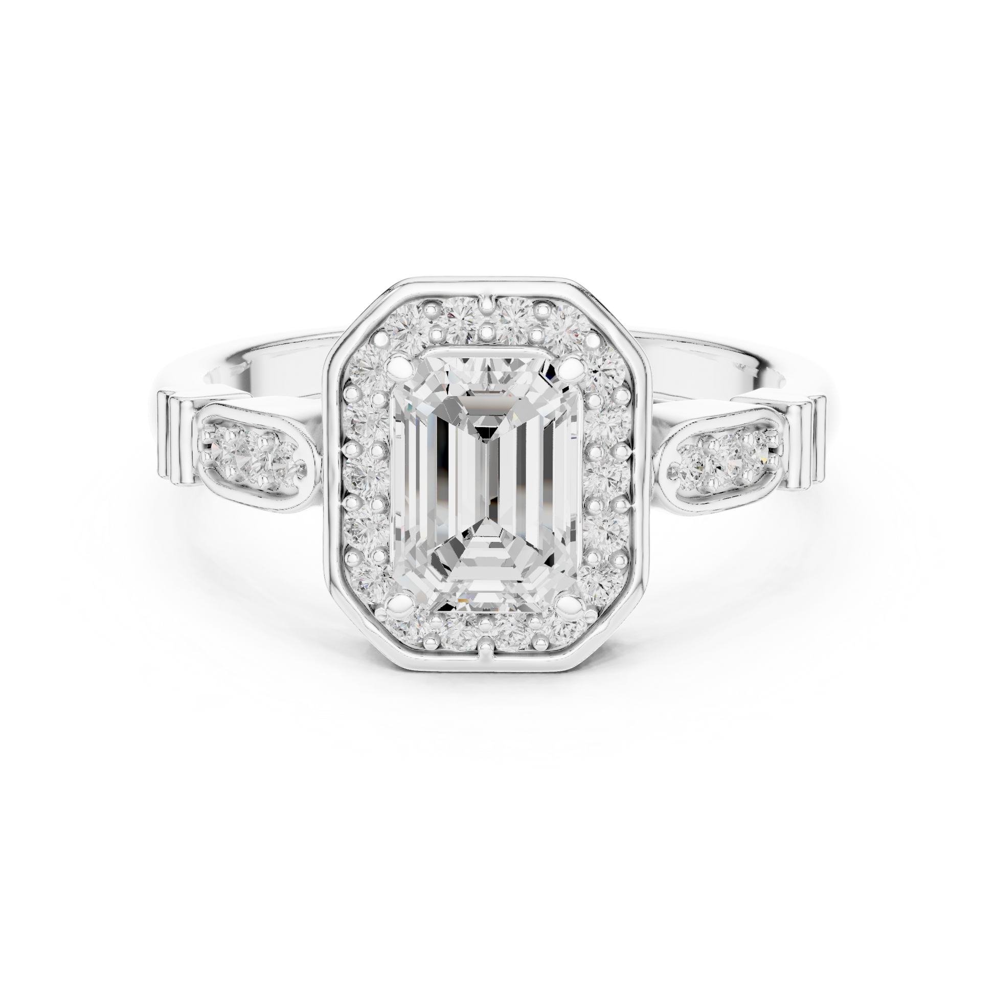 Cushion Solitaire Lab Grown Diamond Ring