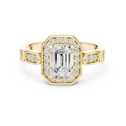 Cushion Solitaire Lab Grown Diamond Ring