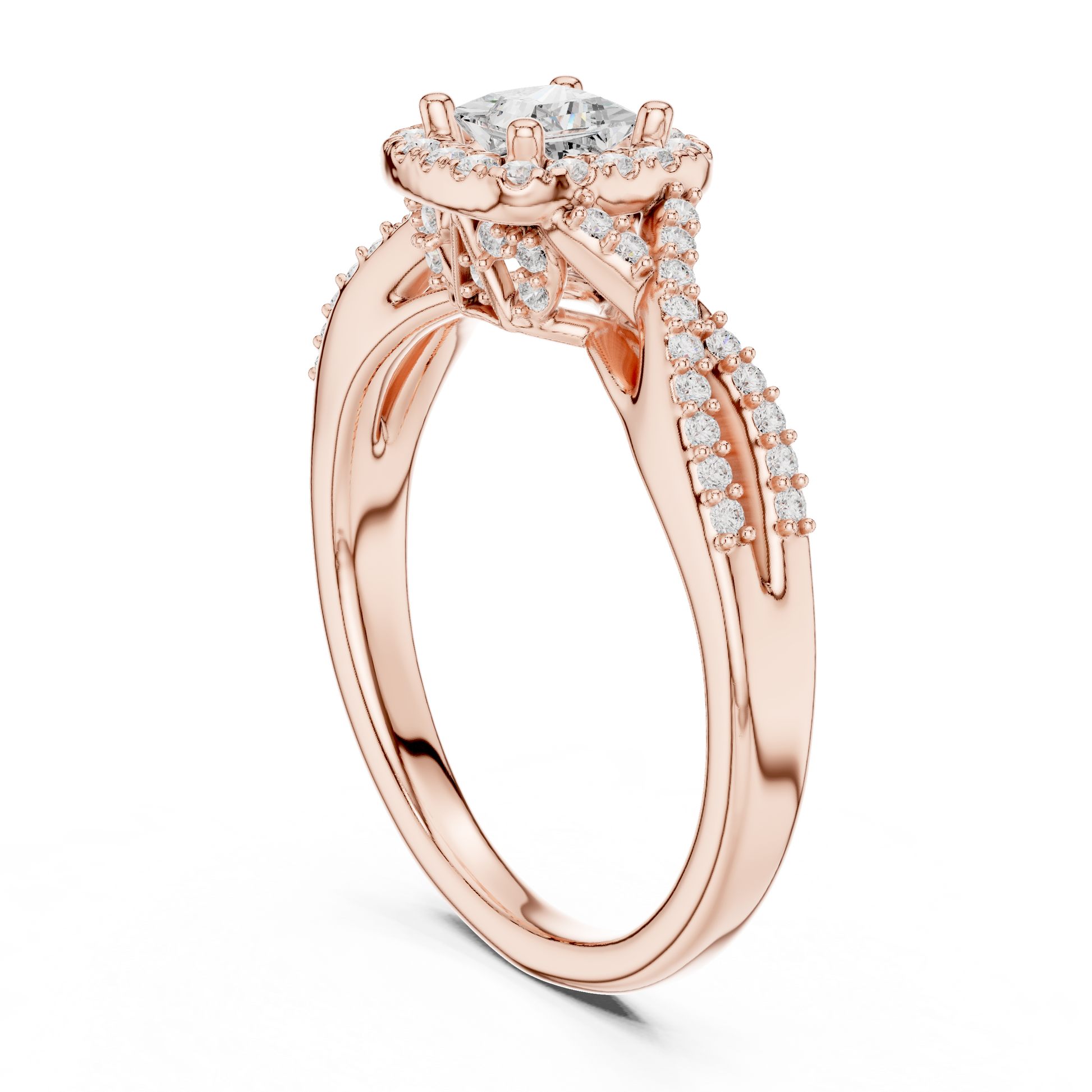 Mixed Shape Lab Grown Diamond Three Stone Ring