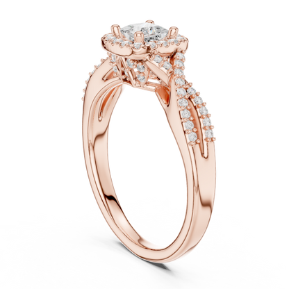 Mixed Shape Lab Grown Diamond Three Stone Ring