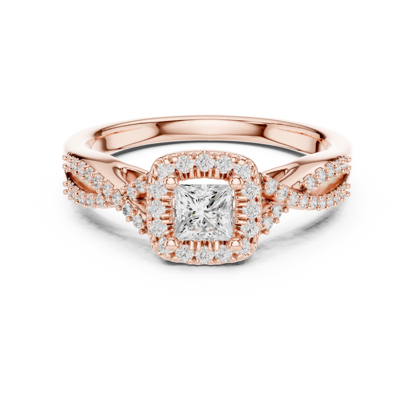 Mixed Shape Lab Grown Diamond Three Stone Ring