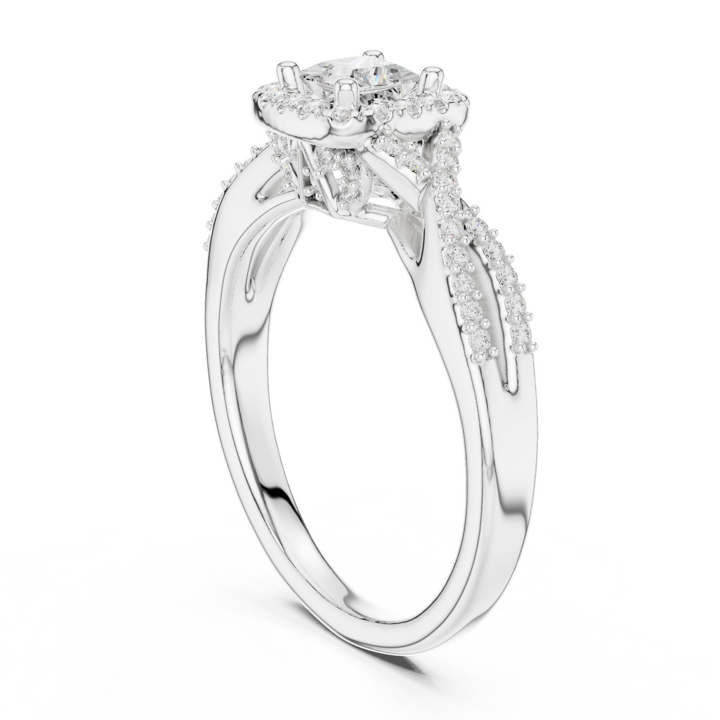 Mixed Shape Lab Grown Diamond Three Stone Ring