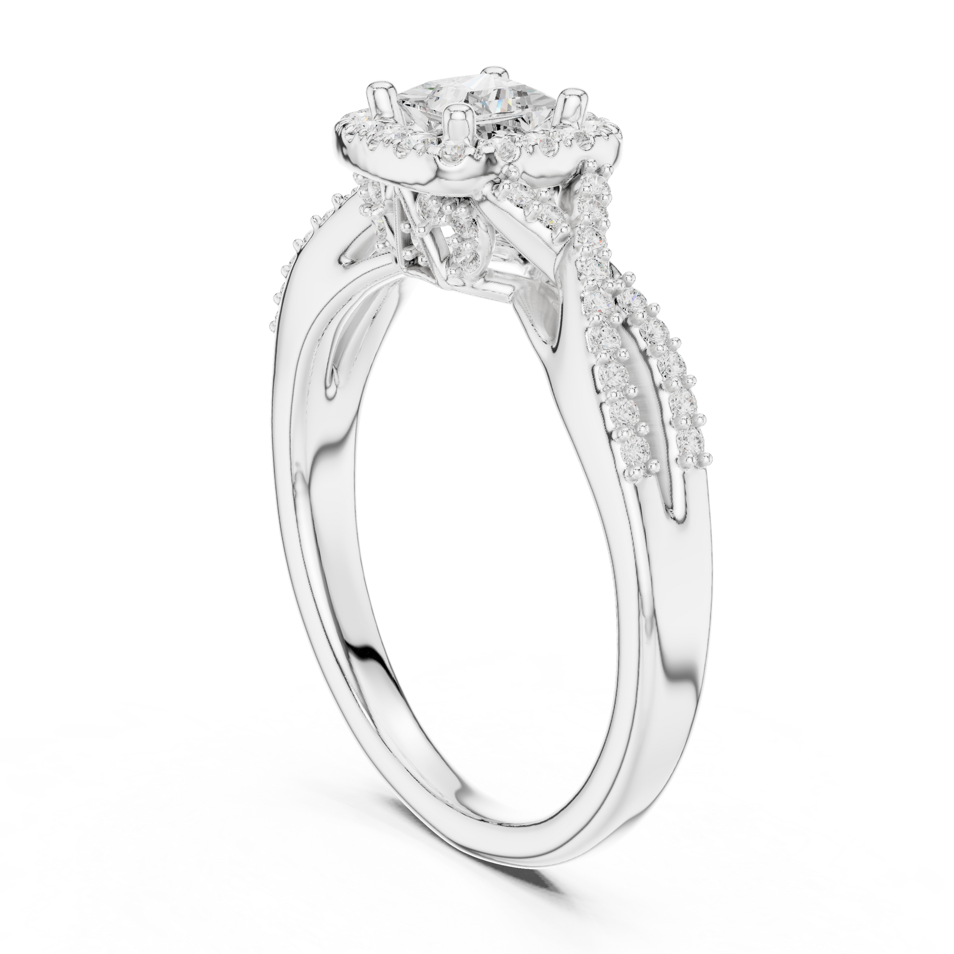 Mixed Shape Lab Grown Diamond Three Stone Ring