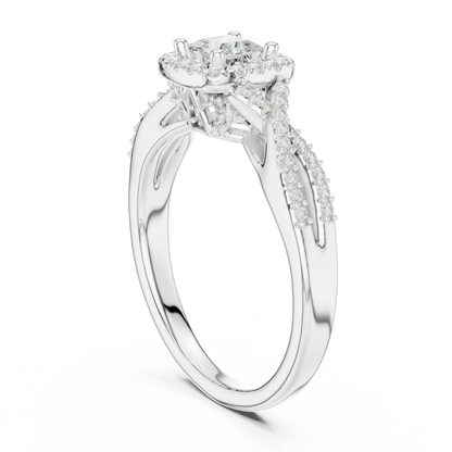 Mixed Shape Lab Grown Diamond Three Stone Ring