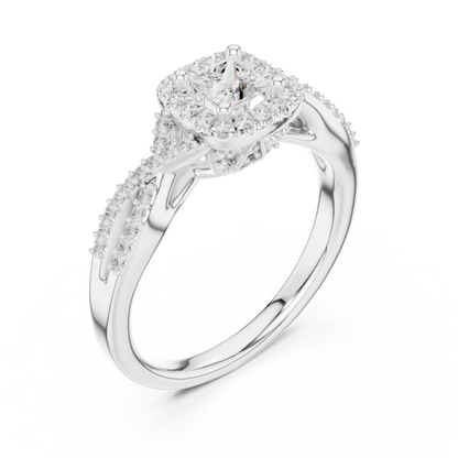Mixed Shape Lab Grown Diamond Three Stone Ring