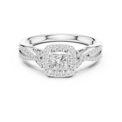 Mixed Shape Lab Grown Diamond Three Stone Ring