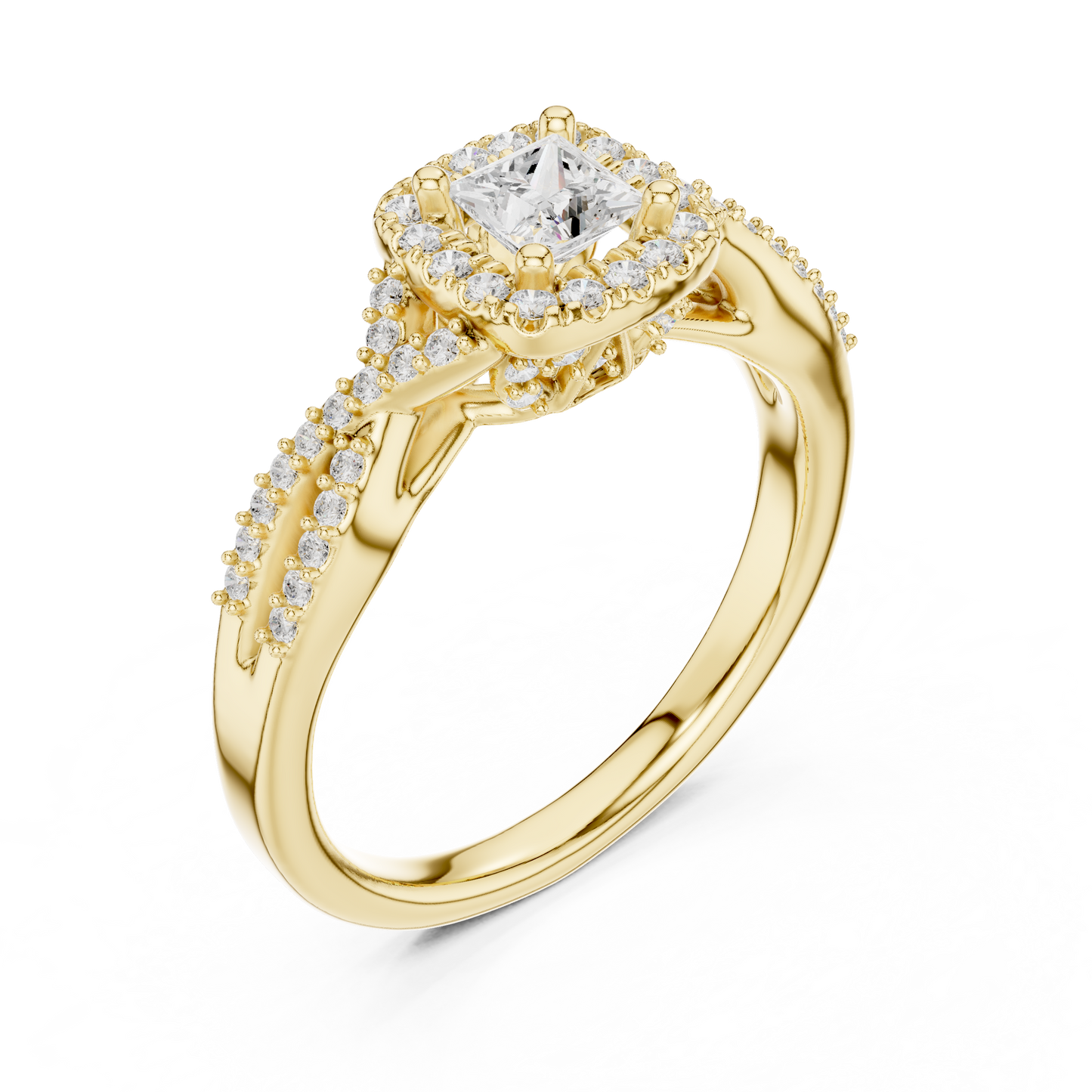 Mixed Shape Lab Grown Diamond Three Stone Ring