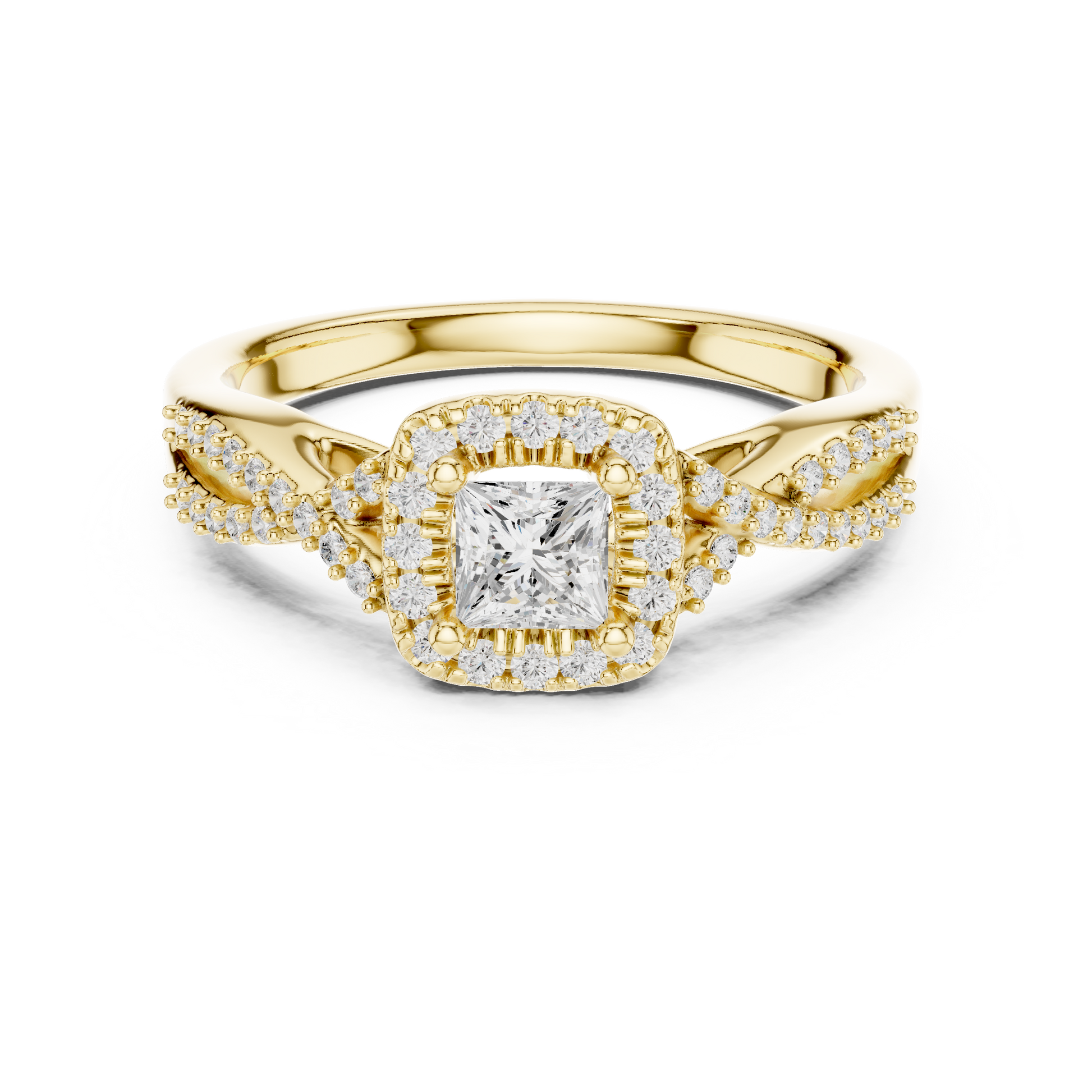 Mixed Shape Lab Grown Diamond Three Stone Ring