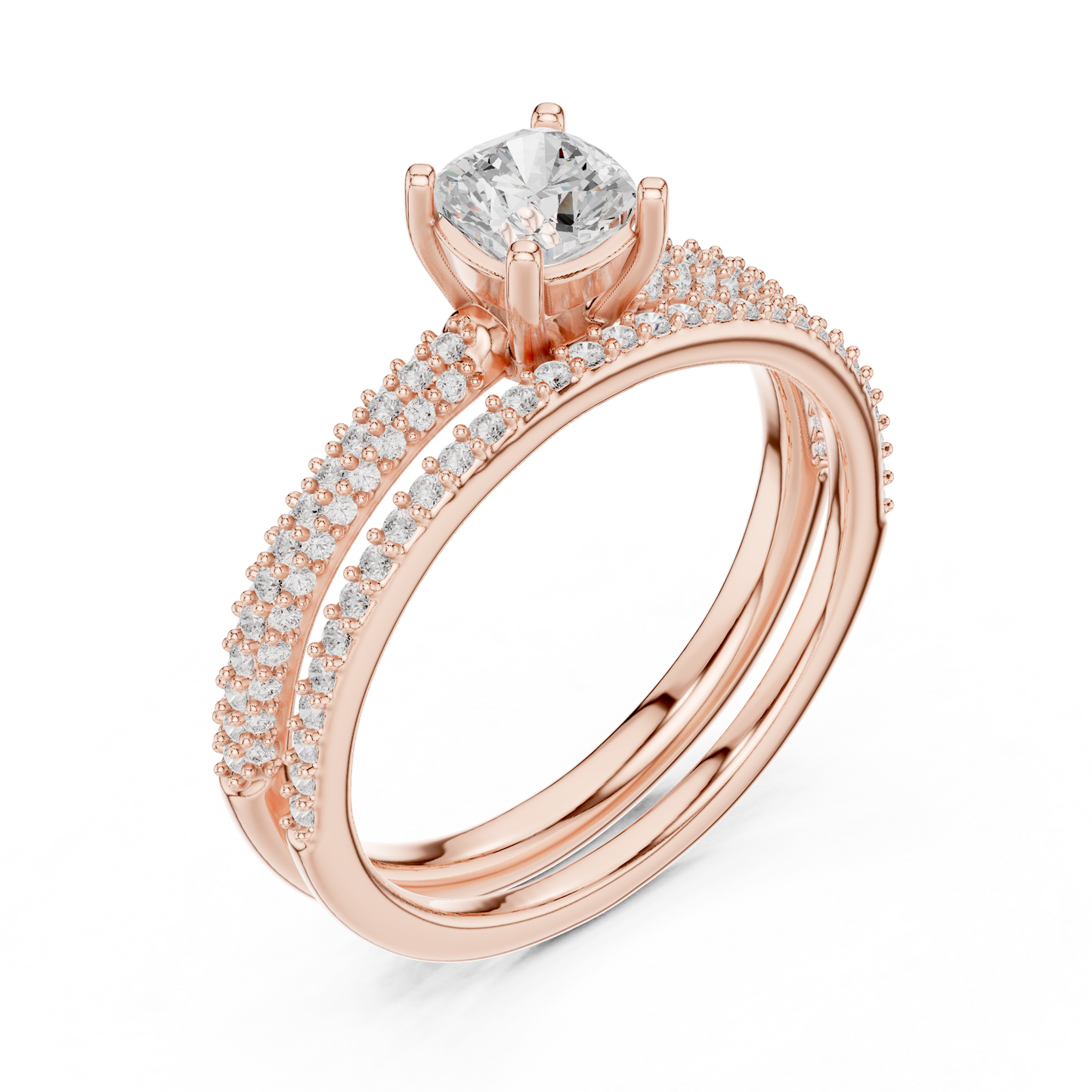 Round Halo Lab Grown Diamond Ring