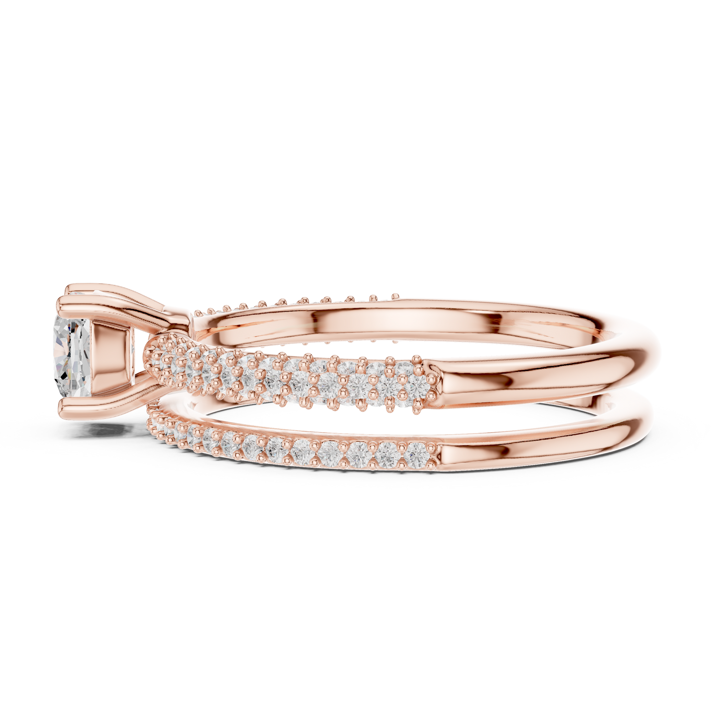 Round Halo Lab Grown Diamond Ring