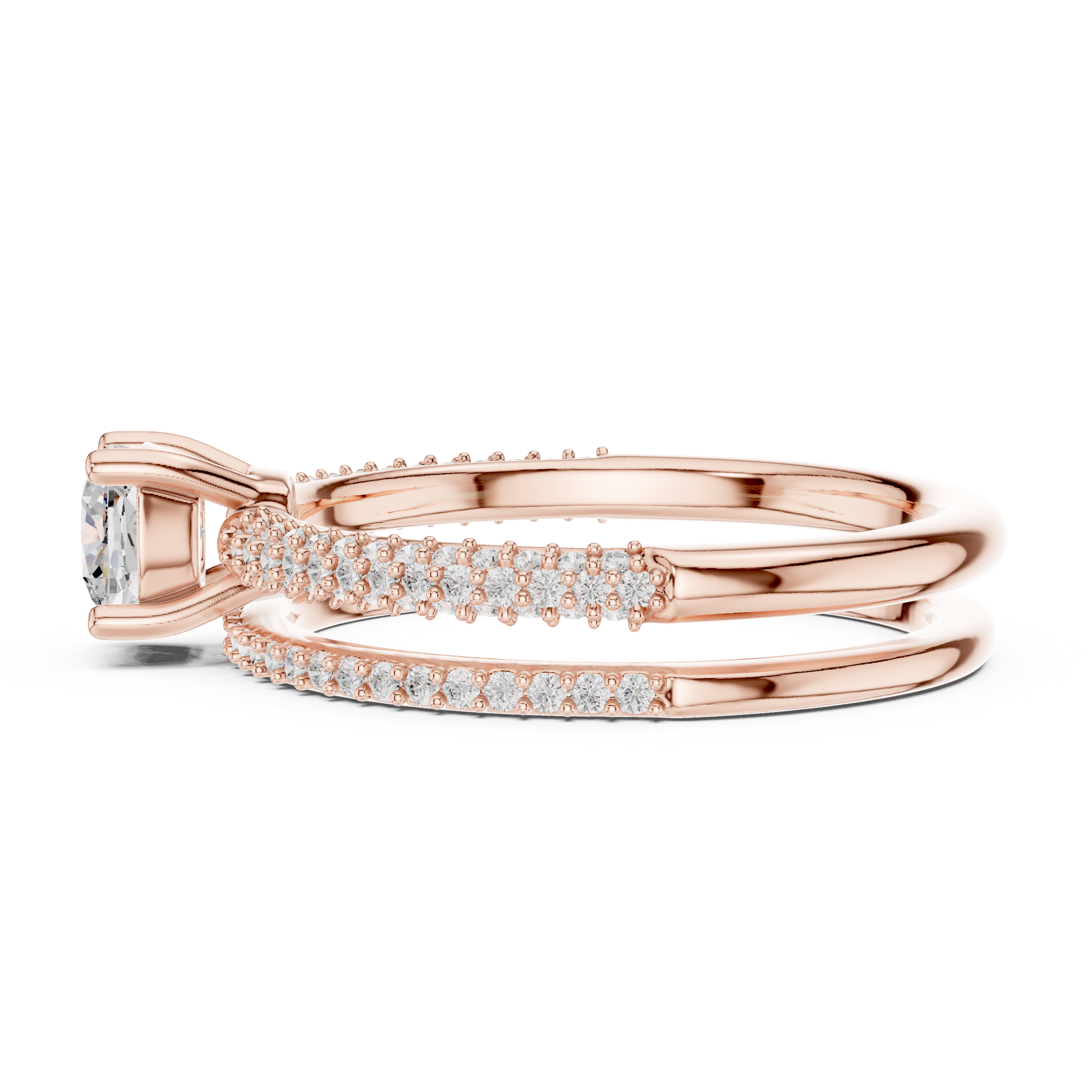 Round Halo Lab Grown Diamond Ring
