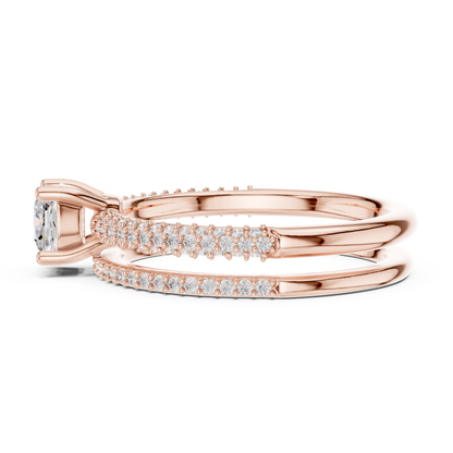 Round Halo Lab Grown Diamond Ring