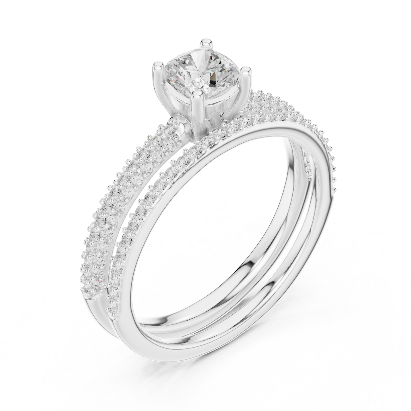 Round Halo Lab Grown Diamond Ring