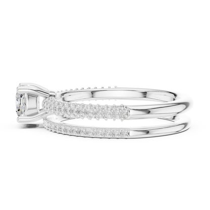 Round Halo Lab Grown Diamond Ring