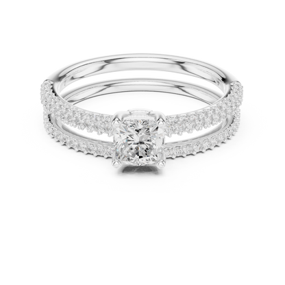Round Halo Lab Grown Diamond Ring