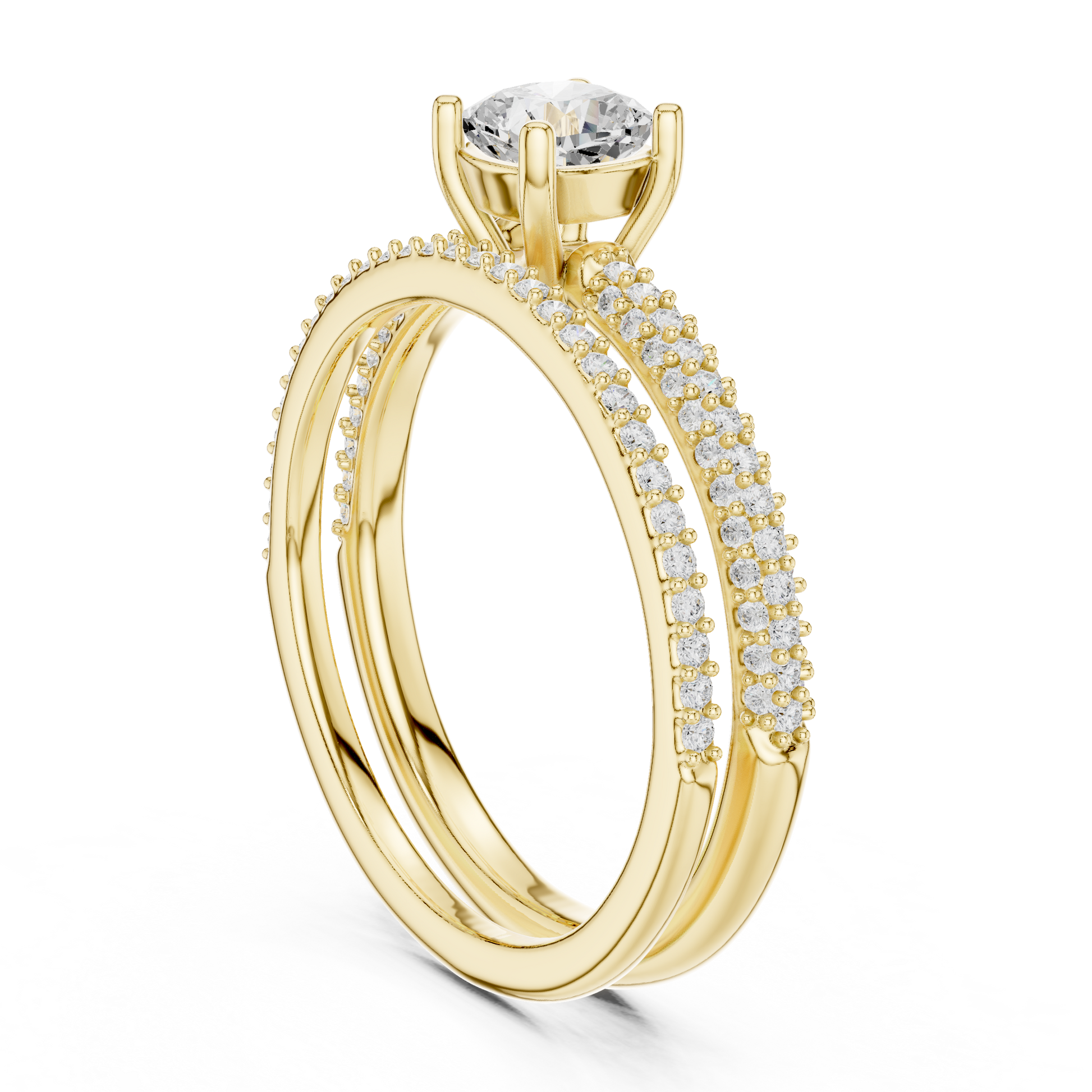 Round Halo Lab Grown Diamond Ring