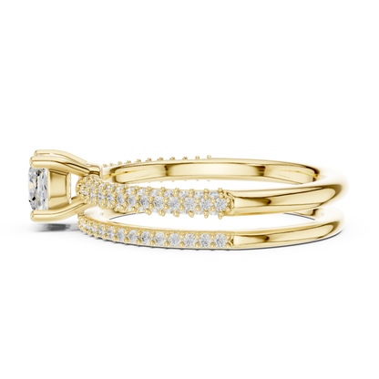 Round Halo Lab Grown Diamond Ring