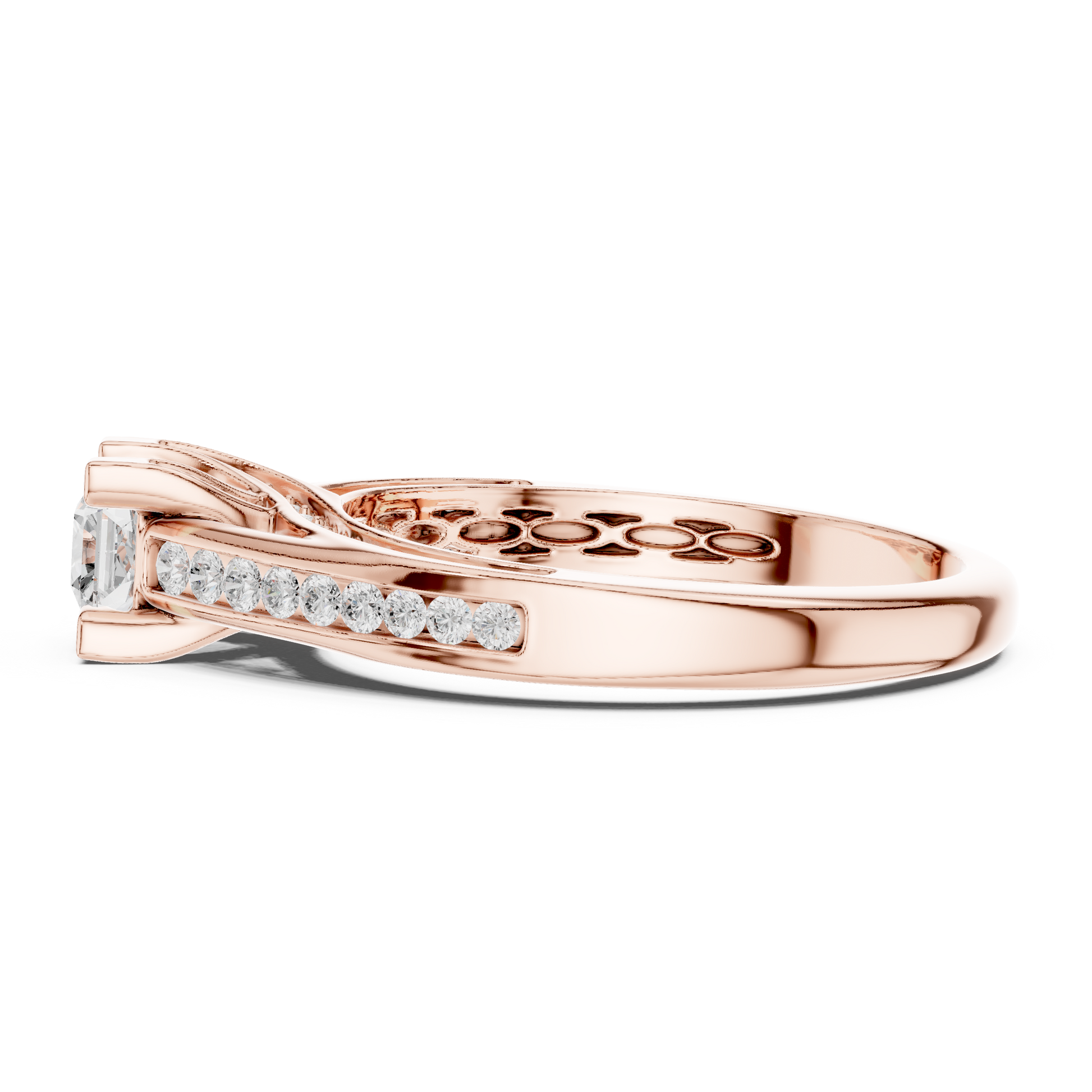 Round Halo Lab Grown Diamond Ring