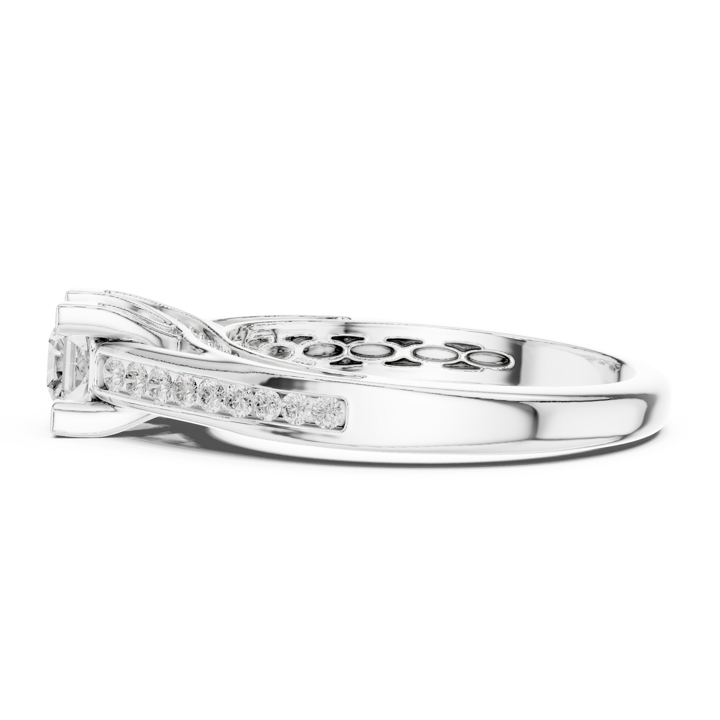 Round Halo Lab Grown Diamond Ring
