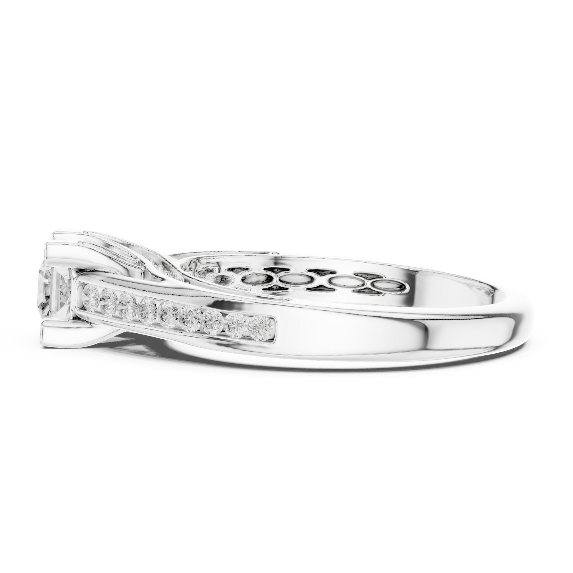 Round Halo Lab Grown Diamond Ring