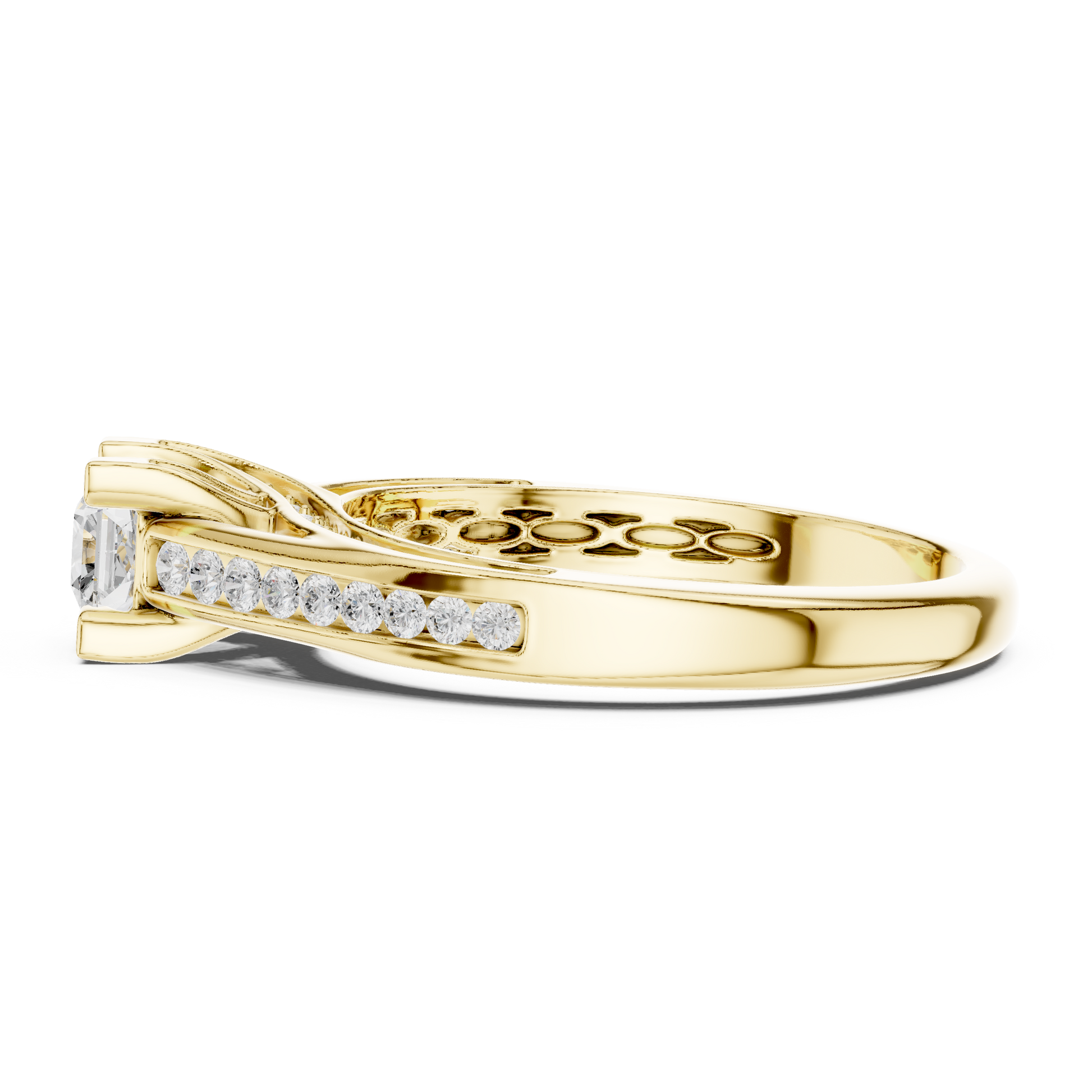 Round Halo Lab Grown Diamond Ring