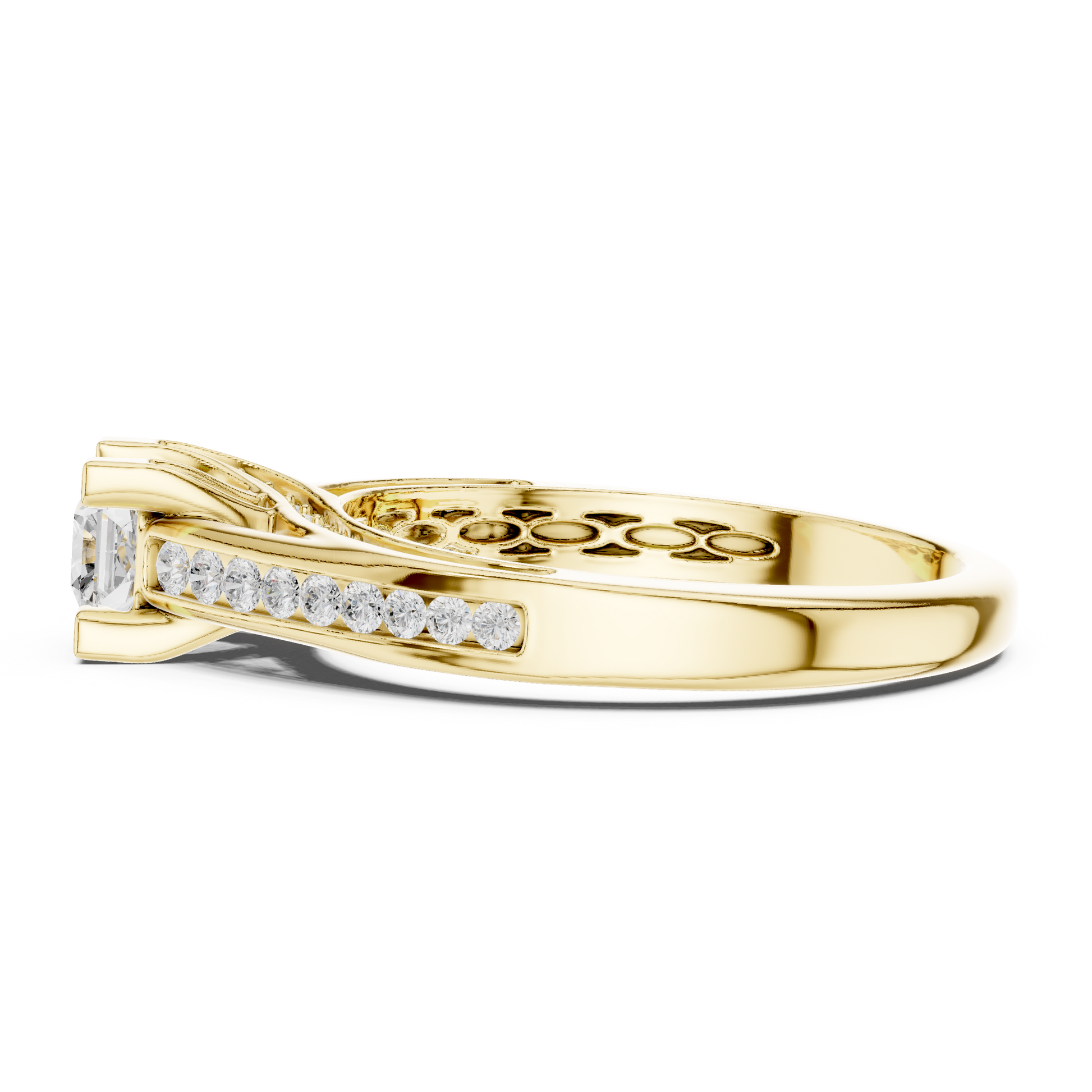 Round Halo Lab Grown Diamond Ring