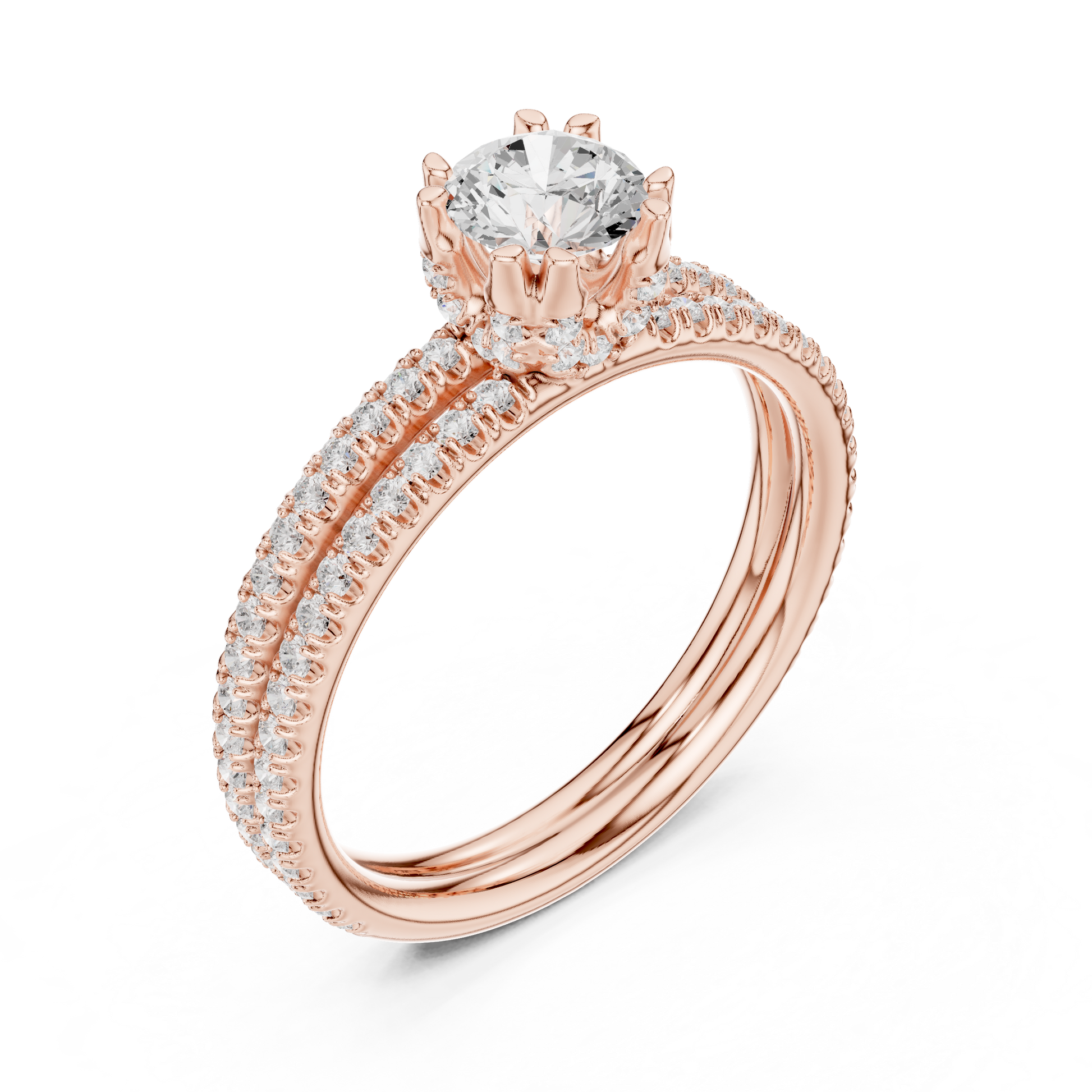 Round Halo Lab Grown Diamond Ring