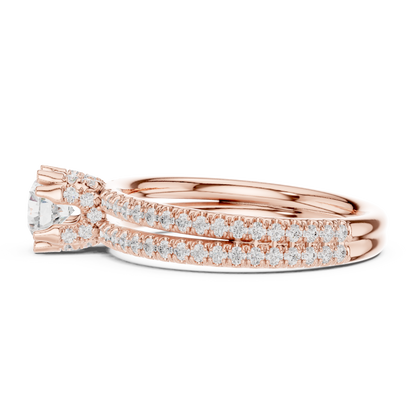 Round Halo Lab Grown Diamond Ring