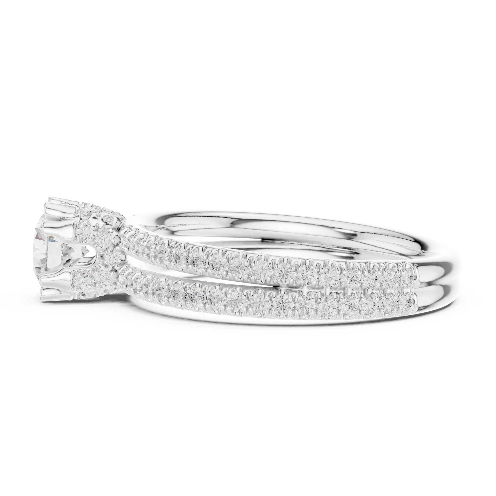 Round Halo Lab Grown Diamond Ring