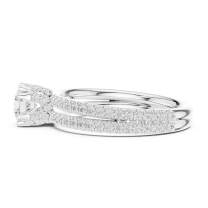 Round Halo Lab Grown Diamond Ring