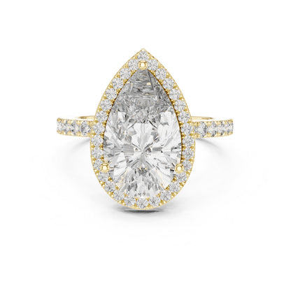Mixed Shape Lab Grown Diamond Halo Ring