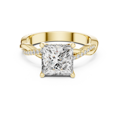 Mixed Shape Lab Grown Diamond Halo Ring